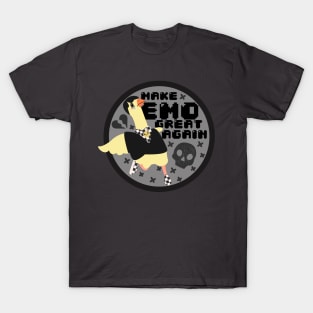 Make Emo Great Again Badge T-Shirt